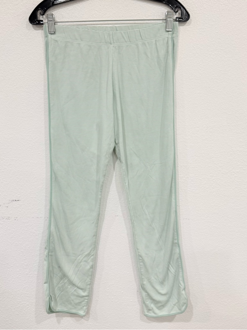 LAKE Pima Cotton Parisian Green White Stripe Pajama Pants Size X-Small